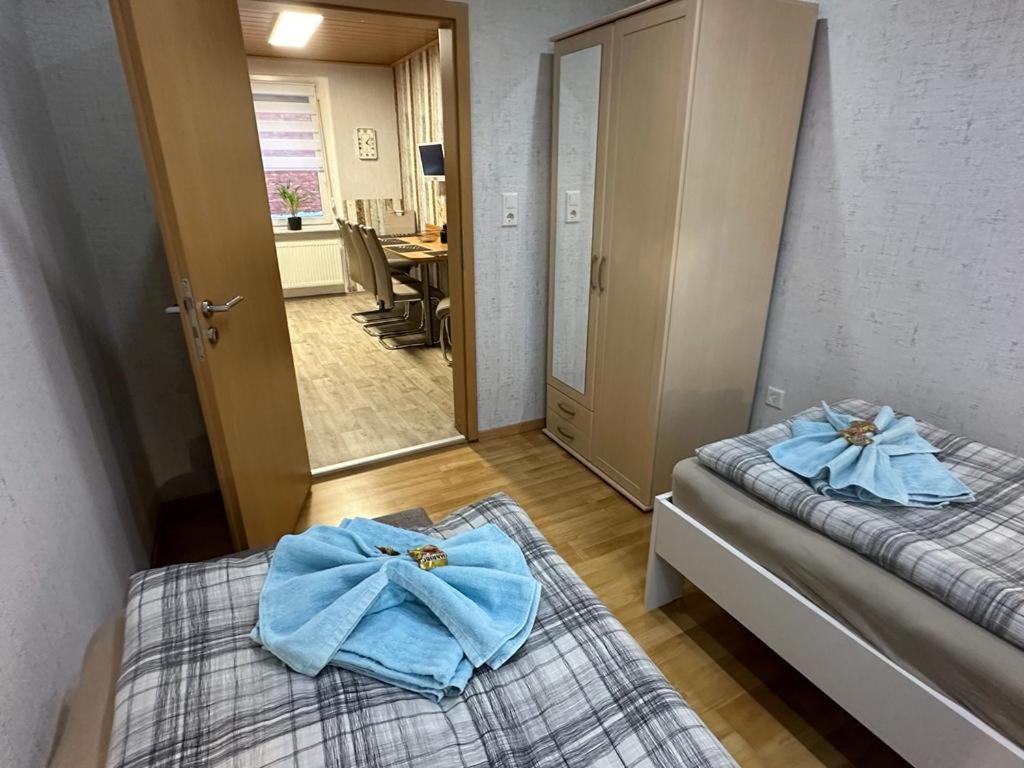 Christels Ferienwohnung 2 In Thale Mit Ueberdachter Terrasse, Kueche Mit Tv & Geschirrspueler エクステリア 写真