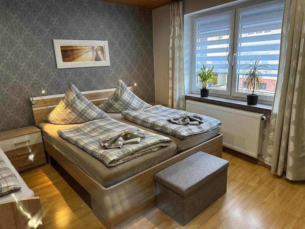 Christels Ferienwohnung 2 In Thale Mit Ueberdachter Terrasse, Kueche Mit Tv & Geschirrspueler エクステリア 写真