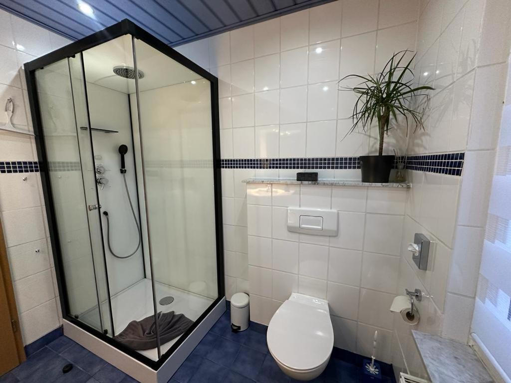 Christels Ferienwohnung 2 In Thale Mit Ueberdachter Terrasse, Kueche Mit Tv & Geschirrspueler エクステリア 写真